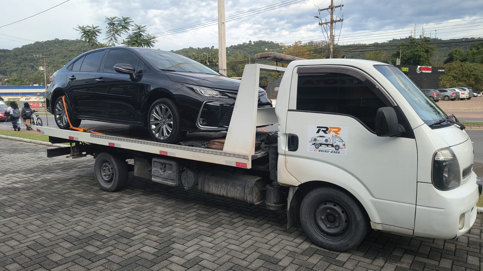Transporte de Veículos - Corolla em Plataforma